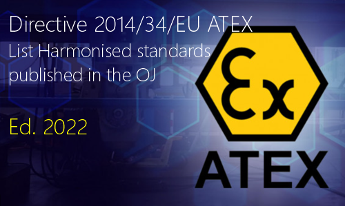 Directive 2014 34 EU ATEX List Harmonised standards published in the OJ
