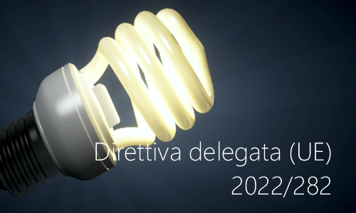 Direttiva delegata UE 2022 282