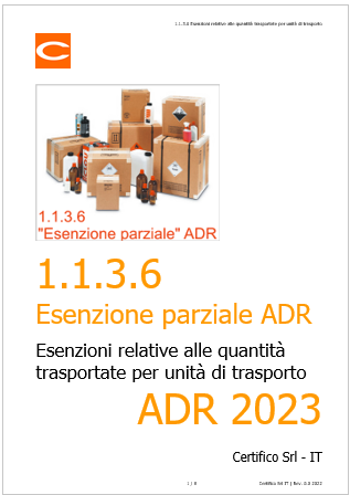 Esenzione parziale ADR 2023