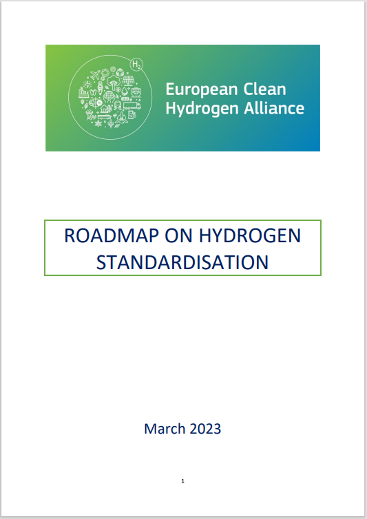 European Clean Hydrogen Alliance roadmap on standardisation