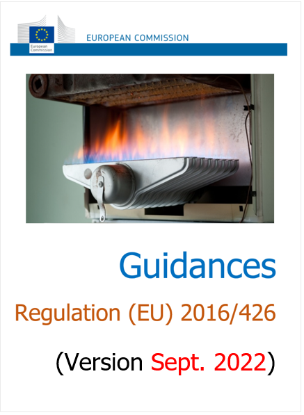 Guidances Gas Appliances GAR September 2022