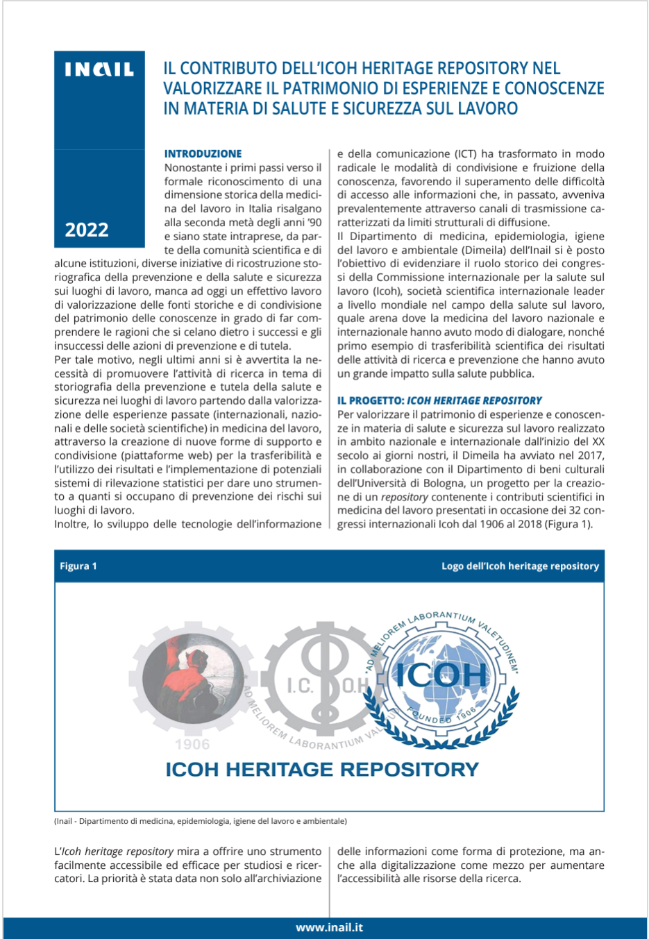 Il contributo dell Icoh Heritage Repository