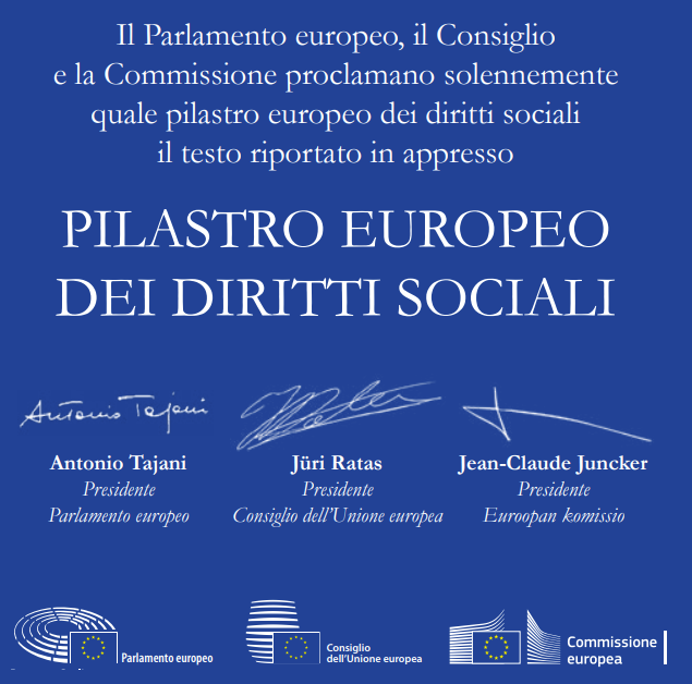 Pilastro europeo sui diritti sociali   2030