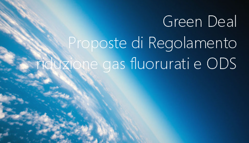 Proposte di Regolamento riduzione gas fluorurati e ODS
