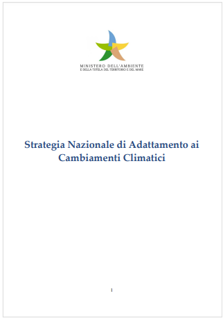 Strategia Nazionale di Adattamento Cambiamenti Climatici