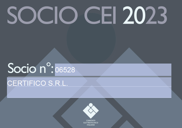 Tessera Socio CEI 06528   2023