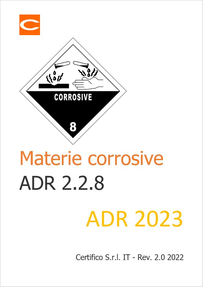 Trasporto materie corrosive ADR 2023