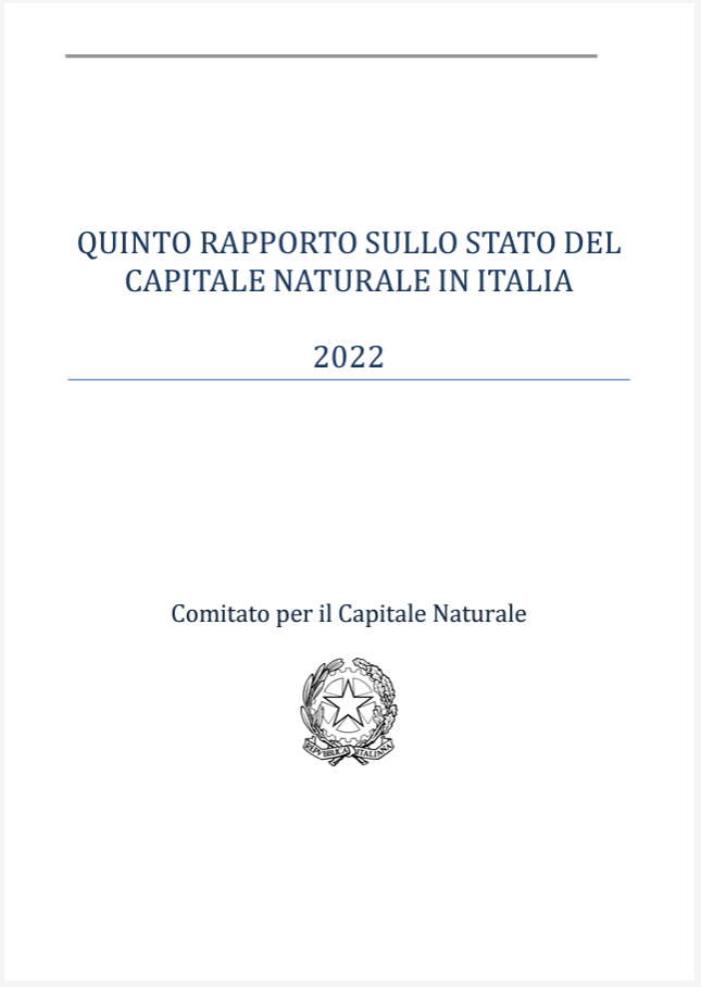 V Rapporto sullo Stato del Capitale Naturale in Italia