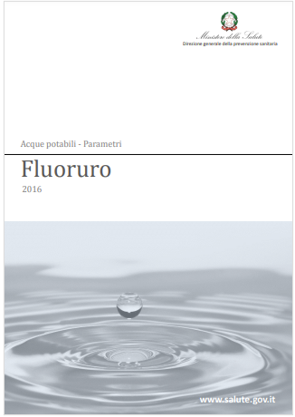 Valori limite di fluoruro nelle acque destinate al consumo umano