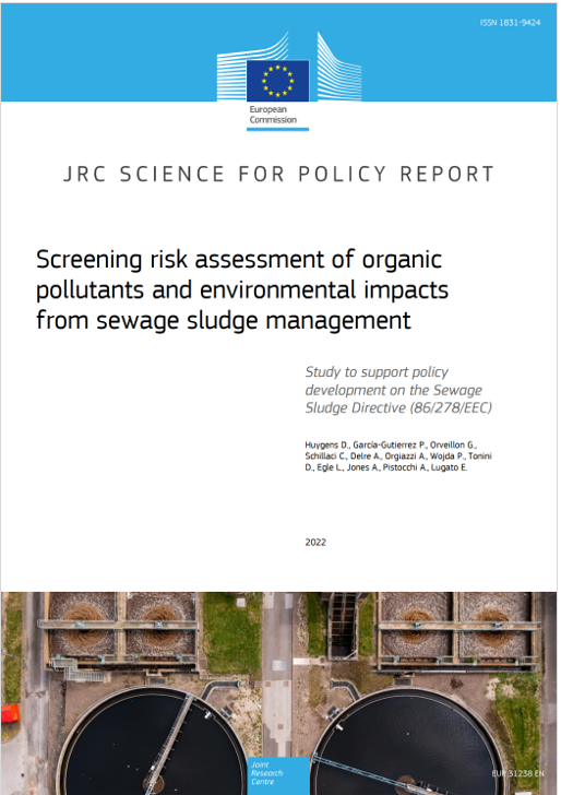 Valutazione rischio inquinanti organici derivanti dalla gestione dei fanghi di depurazione