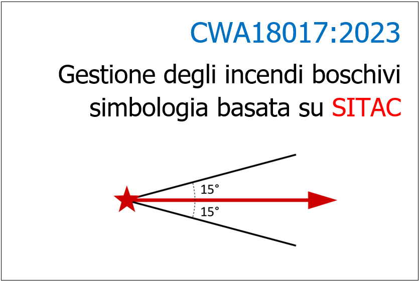 CWA18017 2023   Incendi boschivi   simbologia basata su SITAC