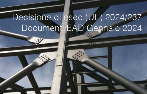 Decisione di esecuzione  UE  2024 237 Documenti EAD Gennaio 2024