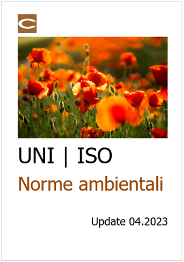 Norme ambientali UNI ISO Aprile 2023