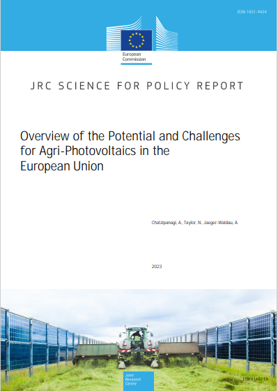 Overview of the potential and challenges for agri photovoltaics in the European Union
