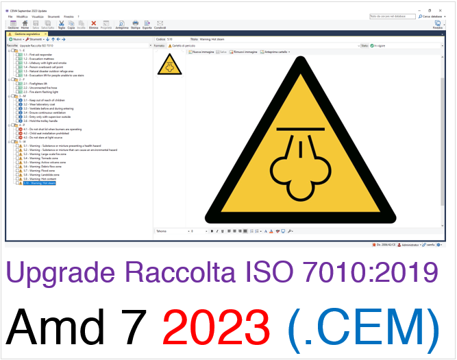 Upgrade Raccolta ISO 7010 2019 Amd 7 2023