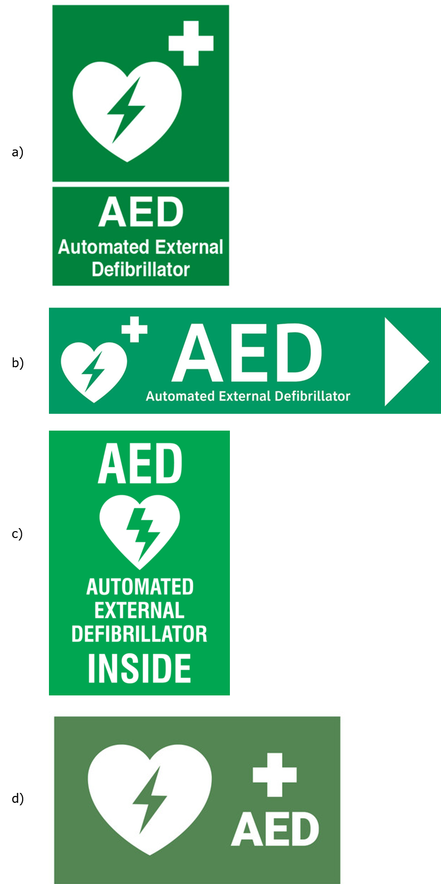 Vademecum utilizzo defibrillatori semi automatici esterni   Immagine segnaletica 2