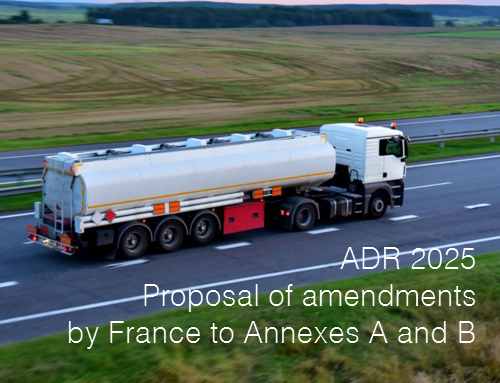 ADR 2025 Proposal of amendments by France to Annexes A and B