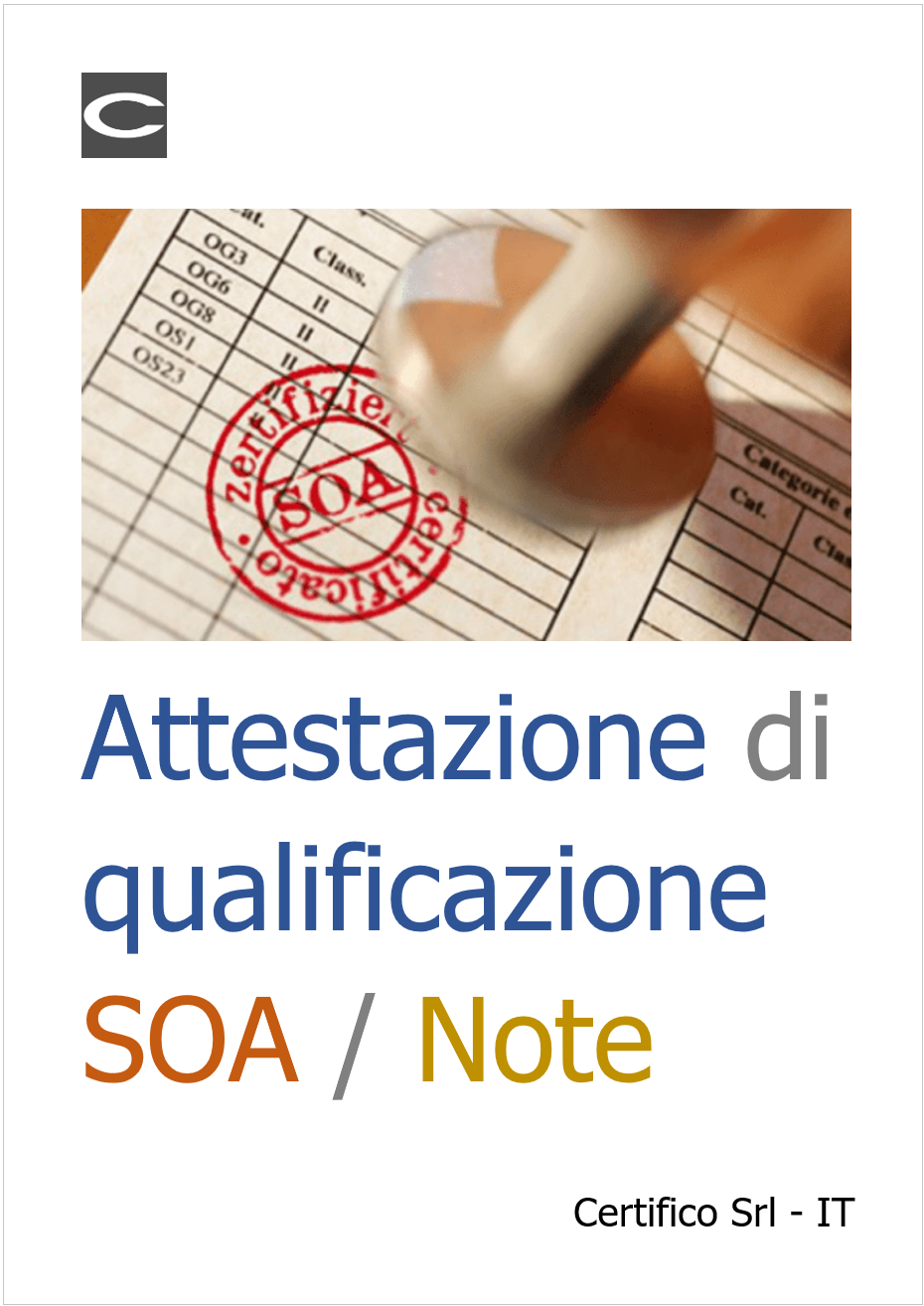 Attestazione di qualificazione SOA