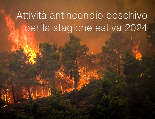 Attivit  antincendio boschivo per la stagione estiva 2024