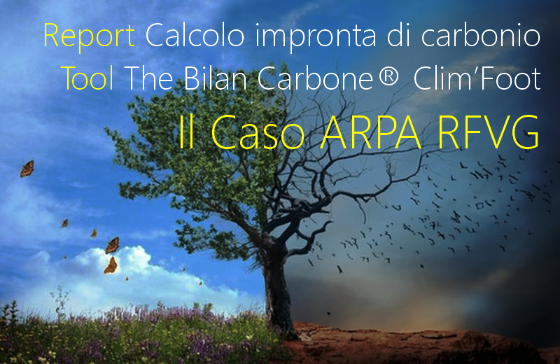 Calcolo dell impronta di carbonio  CF    The Bilan Carbone Tool   Il Caso ARPA RFVG