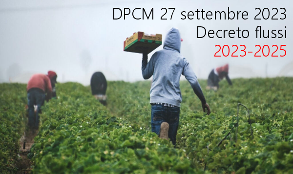 DPCM 27 settembre 2023