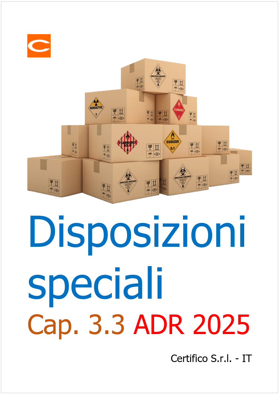 Disposizioni speciali Capitolo 3 3 ADR 2025