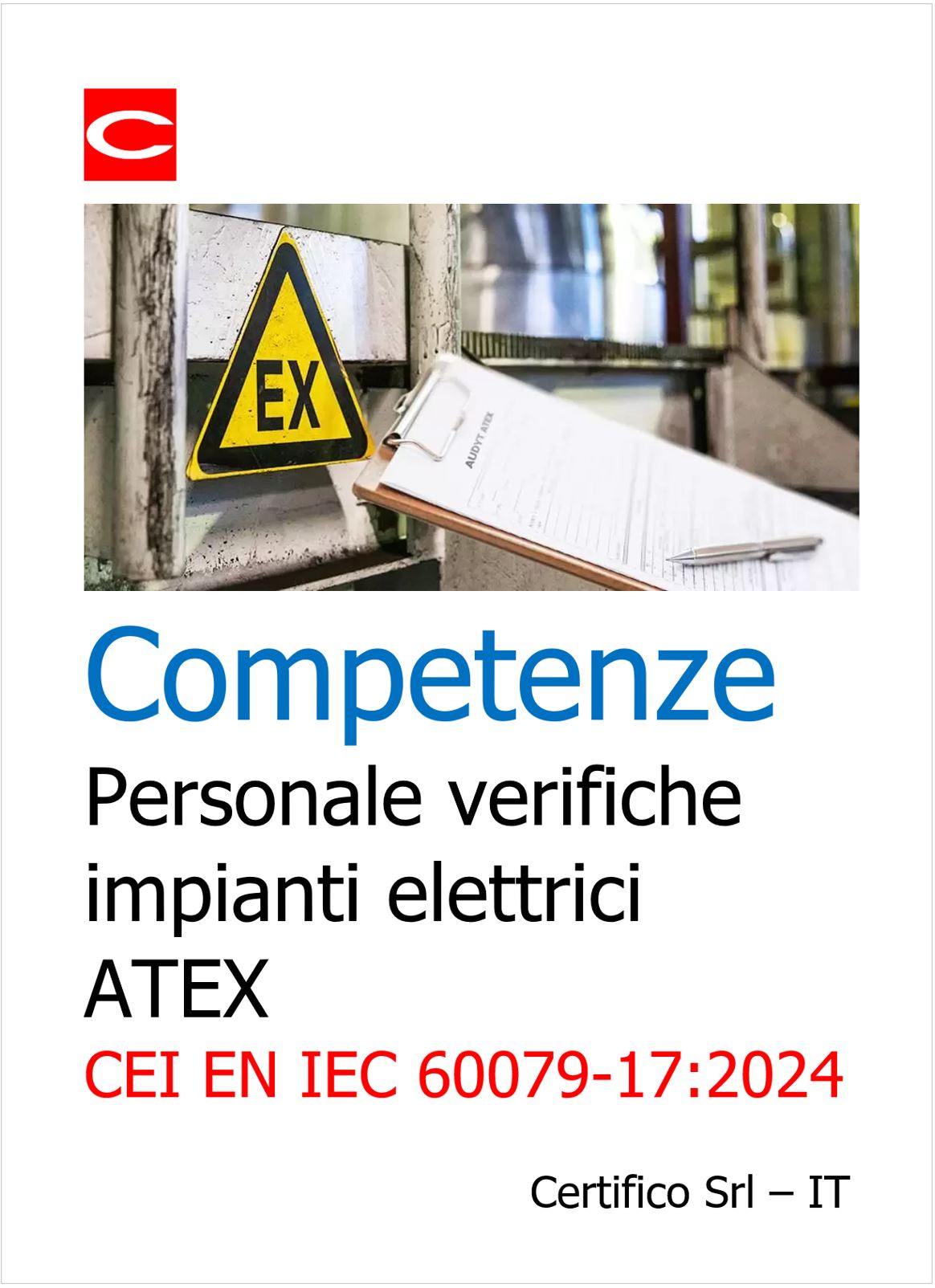 EN IEC 60079 17 Competenze personale