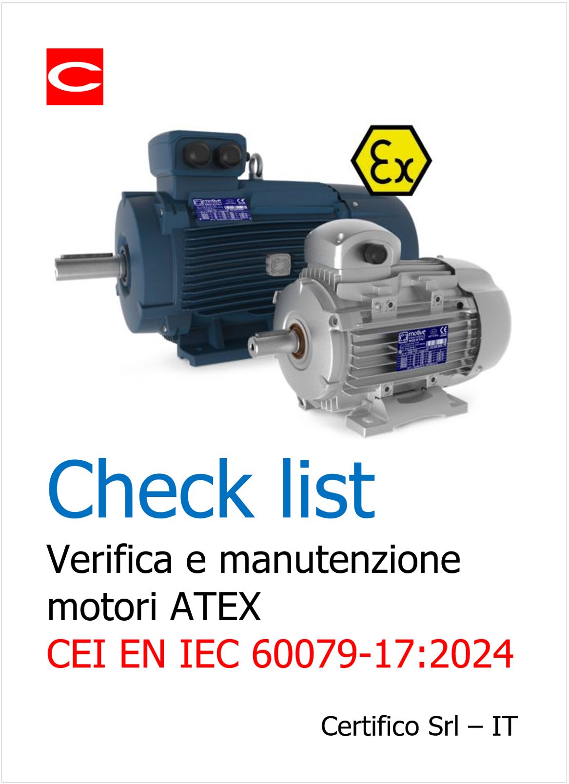 EN IEC 60079 17 Manutenzione motori