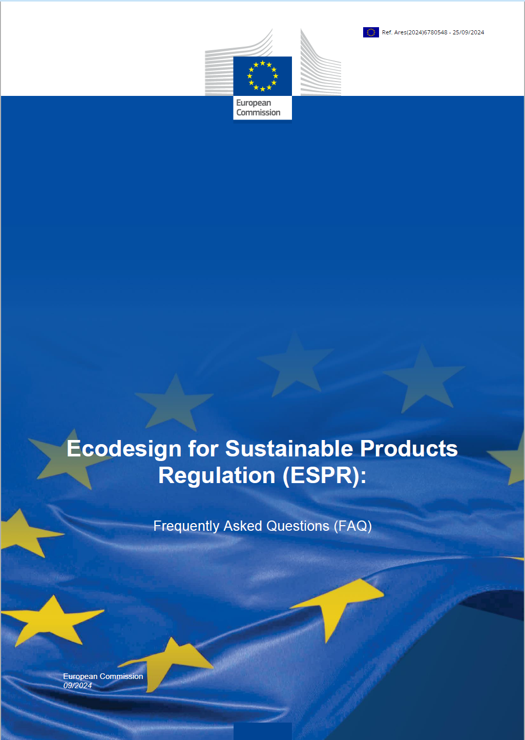 Ecodesign for Sustainable Products Regulation ESPR   FAQ