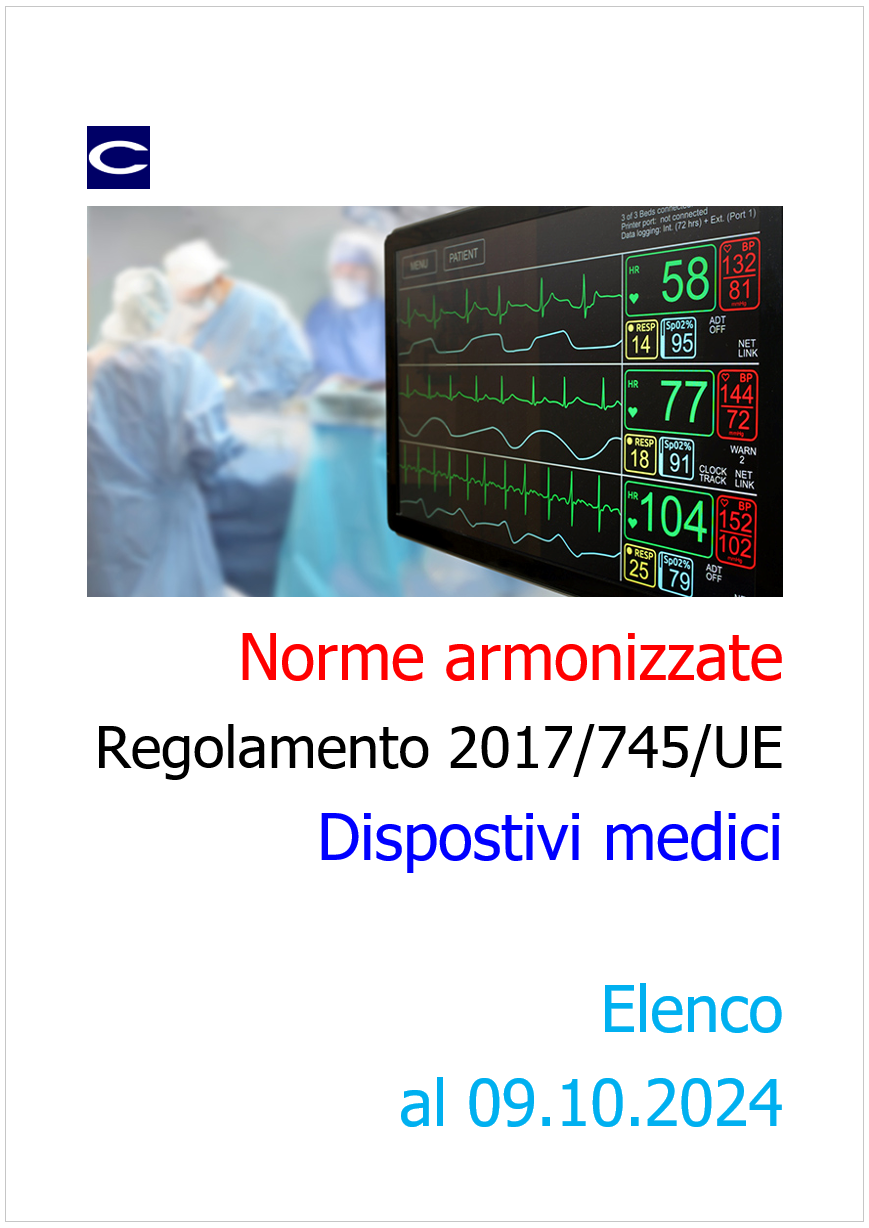 Elenco Norme armonizzate Regolamento DM al 09 Ottobre 2024