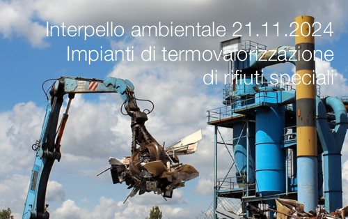 Interpello ambientale 21 11 2024   Impianti di termovalorizzazione di rifiuti speciali