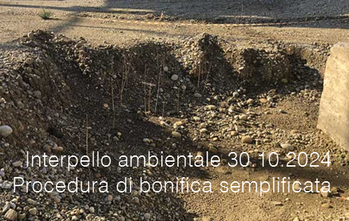 Interpello ambientale 30 10 2024   Procedura di bonifica semplificata