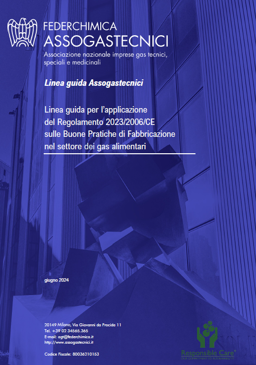 Linea Guida Assogastecnici GMP   Gas alimentari 2024