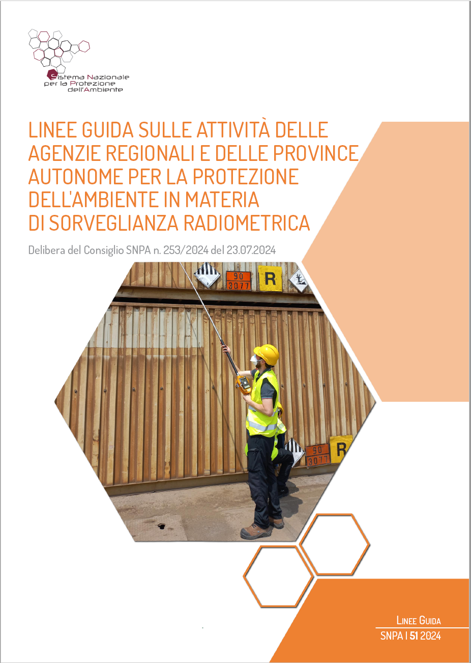 Linee guida attivit  Agenzie regionali protezioni ambiente in materia di Sorveglianza radiometrica