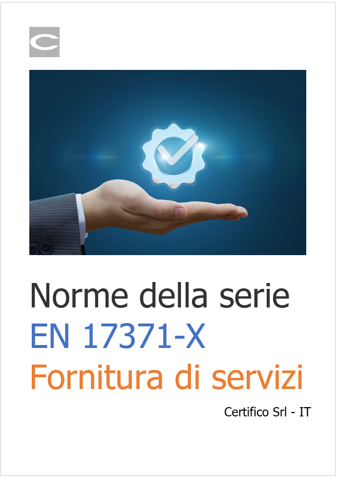 Norme della serie EN 17371 X Fornitura di servizi