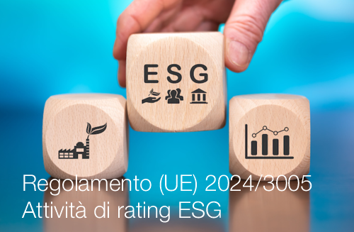 Regolamento  UE  2024 3005 Attivit  di rating ESG