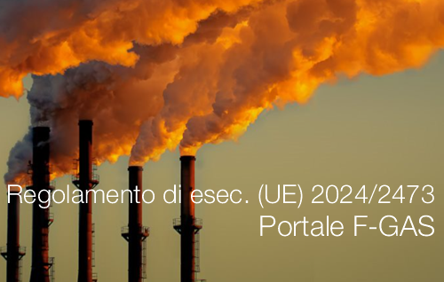 Regolamento di esecuzione  UE  2024 2473 Portale F GAS