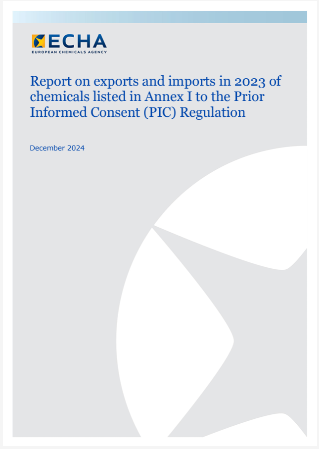 Relazione Annuale 2023 esportazioni importazioni Regolamento PIC