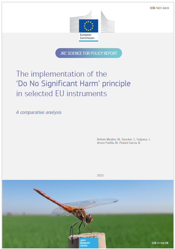 The implementation of the DNSH priciple EU 2024