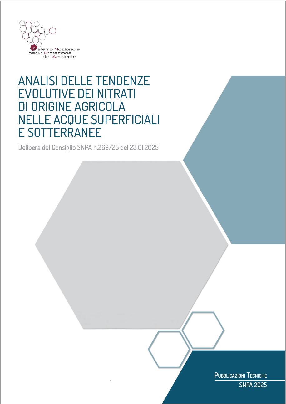 Analisi tendenze evolutive dei nitrati di origine agricola nelle acque superficiali