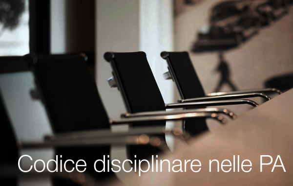 Codice disciplinare nelle PA