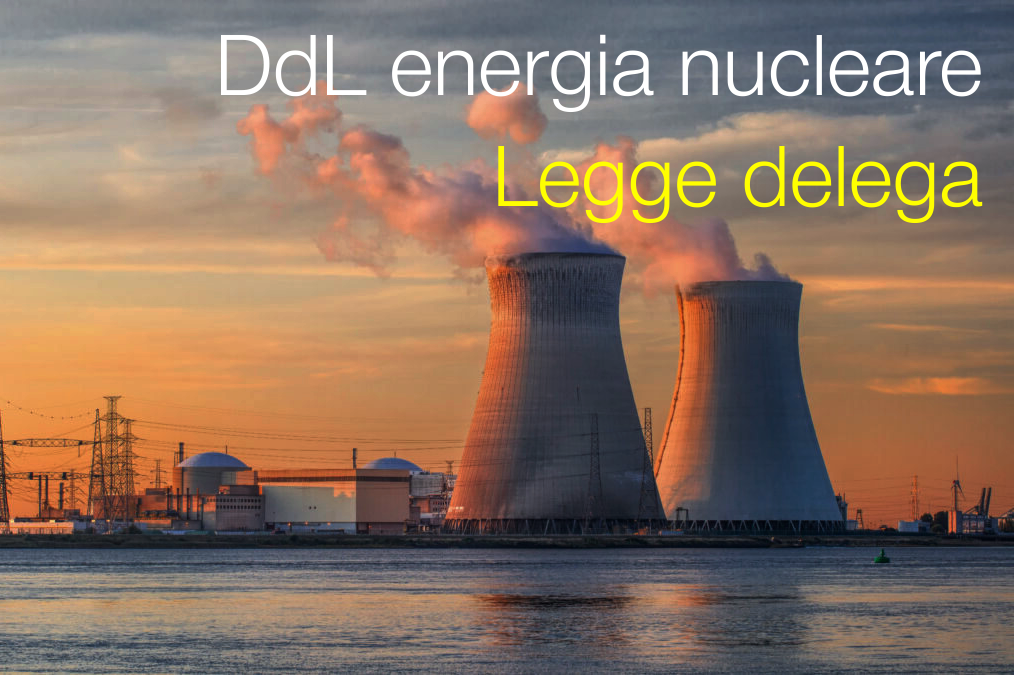 DdL Energia nucleare   Legge delega