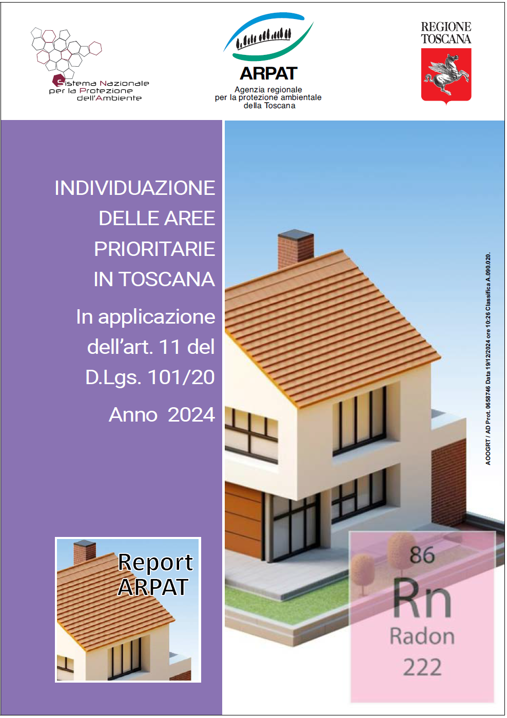 Individuazione delle aree prioritarie a rischio radon   Regione Toscana