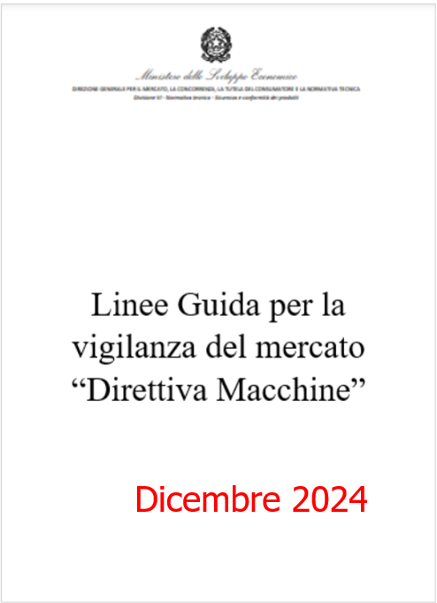 Linee Guida per la vigilanza del mercato DM 2024