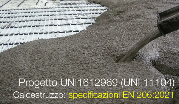 Progetto UNI1612969  UNI 11104    Calcestruzzo   Specificazioni complementari