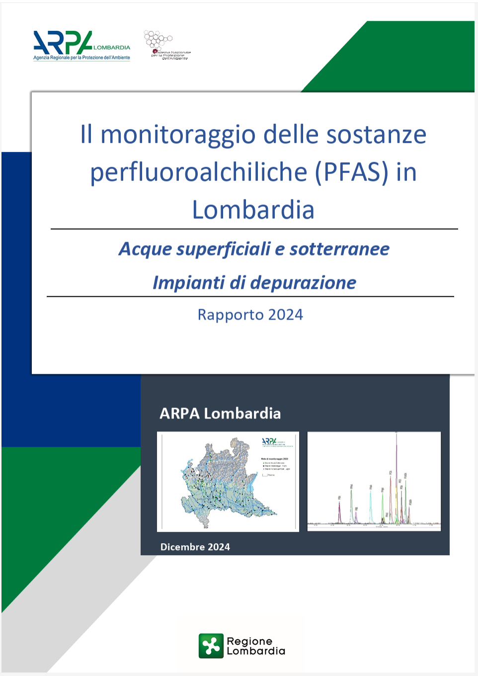 Rapporto ARPA monitoraggio PFAS in Lombardia