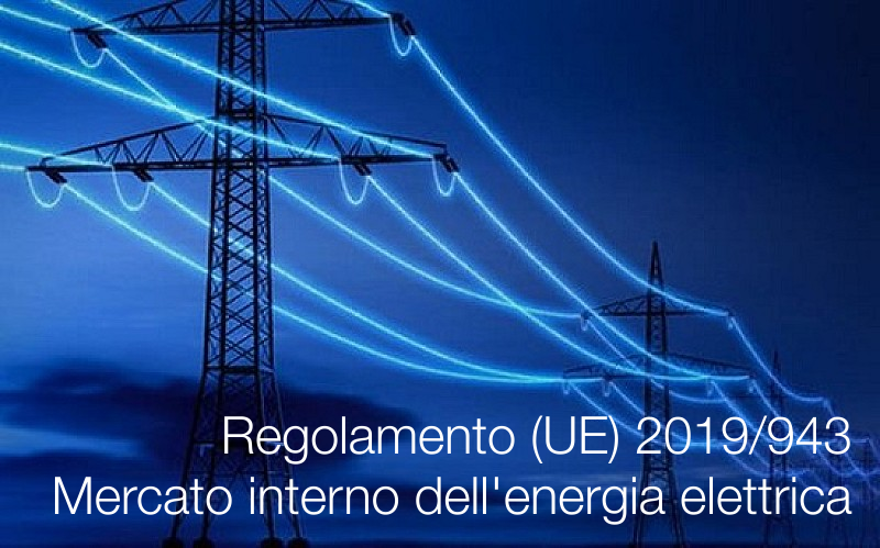 Regolamento  UE  2019 943   Mercato interno dell energia elettrica