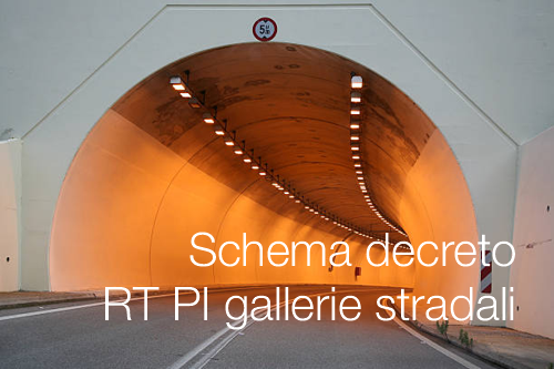 Schema decreto interministeriale RT PI gallerie stradali