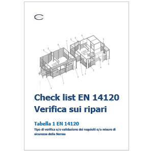 Check list EN ISO 14120 Table 1