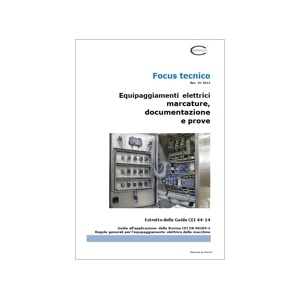 Guida EN 60204-1 Equipaggiamenti elettrici: marcature, documentazione e prove